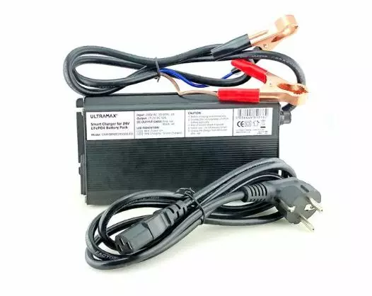 Akkulaturi Ultramax LiFePO4 24V 10A. Sopii 50-100Ah 24V LiFePo4 akuille - Akkulaturit veneisiin - 39941 - 1