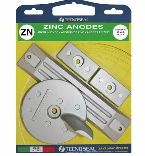 Moottorisinkkisarja HONDA BF75-130hv Tecnoseal - Anodit perä- ja sisäperämoottoreille - 38241 - 1