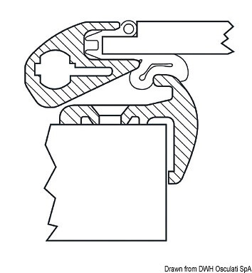 MATALAPROFIILINEN KANSILUUKKU, KOKO 44 - Veneen LVI - M9512406321 - 2