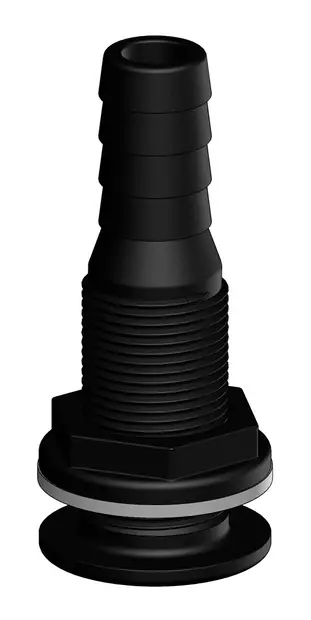 LÄPIVIENTI LETKULIITIN 19MM 3/4'' - Veneen LVI - M9515030401 - 1