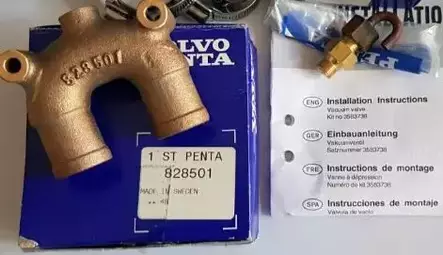 Alipaineventtiilisarja Volvo Penta MD40A, TMD40A, TMD40B, TMD40C - Sisäperämoottorin osat - 39361 - 1