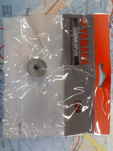 Anodi Yamaha Runkoon Bracket 40H 50D 60F 70B 90A - Yamaha sinkkianodit - 6041 - 1