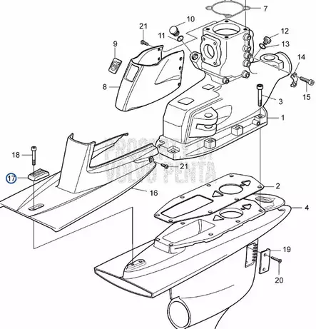 Anodisarja - Anodit perä- ja sisäperämoottoreille - 38811 - 2