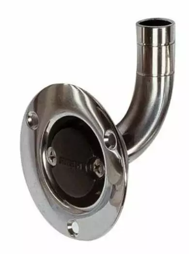 Huohotinventtiili AISI 316 Ø 16 mm, 90° - Tuulettimet ja venttiilit veneisiin - 12591 - 1