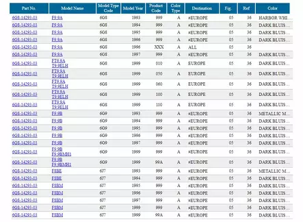 Kansi/Cover 1 Carburetor Yamaha F8B F9.9A/B - Yamaha muut - 30961 - 2