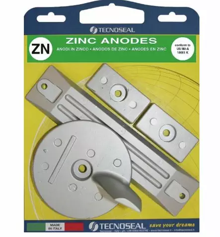 Moottorisinkkisarja HONDA BF75-130hv Tecnoseal - Anodit perä- ja sisäperämoottoreille - 38241 - 1