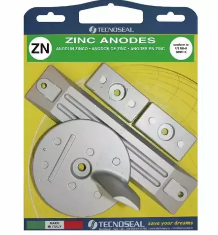 Moottorisinkkisarja HONDA BF75-130hv Tecnoseal - Anodit perä- ja sisäperämoottoreille - 38241 - 1