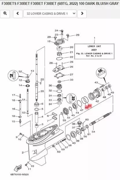 O-Rengas/O-Ring Laakeripukki Yamaha (932 - Yamaha muut - 15391 - 2