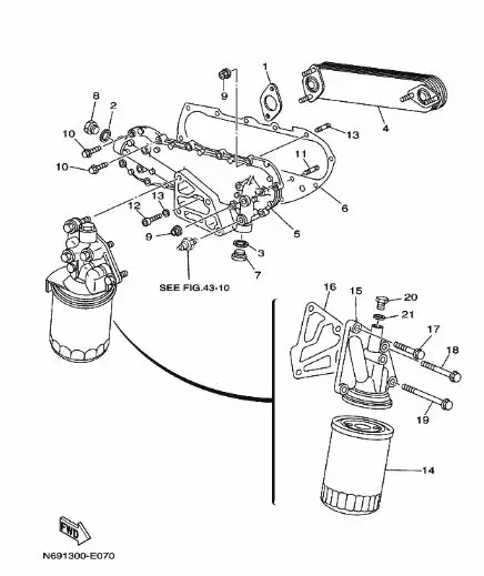 Öljynsuodatin Oil Filter Yamaha Toyota Meridiesel - Yamaha suodattimet - 9271 - 2