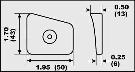 Perf metals anodi, Gearcase Johnson/Evinrude - Varaosat ja lisävarusteet - D446721 - 2