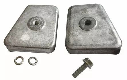 Perf metals anodi, Gearcase Johnson/Evinrude - Varaosat ja lisävarusteet - D446721 - 1