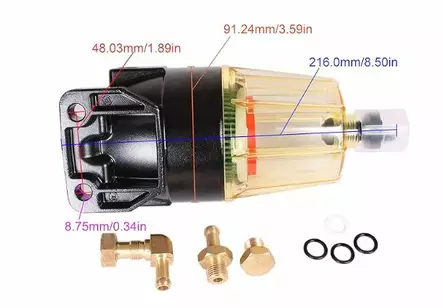 Polttoainesuodatin/Fuel Filter Assy 10 Micron Yamaha Up to 300hp (907944691300) - Yamaha suodattimet - 19261 - 2