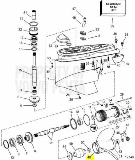 Potkuri/Propeller RUBEX 14.3 X 21 (Keskiö SOLRBX-105) SX Volvo - Potkurit - 41971 - 2