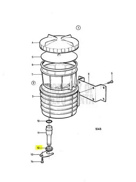Putkenpidin - Sisäperämoottorin osat - 19091 - 2