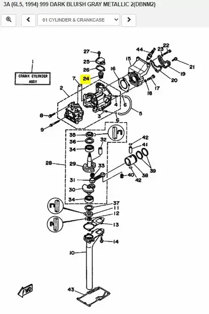 Termostaatti "3A(Malta)/4A/5C/6C-D/8C,M-N/20D/25B,N/30D,G-H/40X/115A/140A/150A/ - Yamaha muut - 6121 - 2