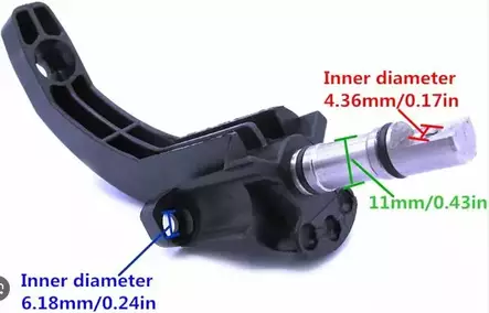 Vaihdekahva/Gear Shift Lever Tohatsu/Nissan 4-6hv 2-Tahti - Perämoottorin alkuperäisosat - 42901 - 2