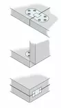LUUKKUSARANA MESSINKI, KIILLOTETTU - Veneen lukot ja saranat - M9516003111 - 2