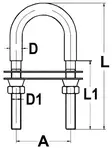 Osculati keulasilmukka RST M10 100mm - Venerenkaat ja silmukkapultit - D146631 - 2