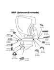 Perf metals anodisarja Johnson Evinrude 50-225hp 1991-1995 - Anodit perä- ja sisäperämoottoreille - D121391 - 2