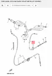 Jarruvaijeri/Cable Brake Yamaha Moto CS5 - Varaosat ja lisävarusteet - 25651 - 2