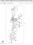 Kohokammion Tiiviste/Gasket Float Chamber Yamaha F2.5A F2.5B - Yamaha muut - 29121 - 2