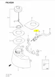 Polttoainetankin hana/Cock Assy Fuel Suzuki DF2.5 (66100-97J01-000) - Suzuki osat perämoottorille - 36881 - 2