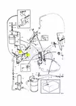 Banjonpultti/Hollow Screw Volvo Penta For Fuel Oil Line Hose - Sisäperämoottorin osat - 9561 - 2