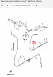 Jarruvaijeri/Cable Brake Yamaha Moto CS50 - Yamaha Moto - 25651 - 2