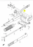 Kaasuvaijeri/Cable Assy Throttle 2 Suzuki DT5 DT6 DT8 (1993-2000) - Suzuki osat perämoottorille - 42801 - 2