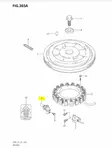 Kampiakselin Asentotunnistin/Sensor Cam - Suzuki osat perämoottorille - 42871 - 2