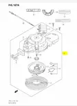 Käsikäynnistyslaite/Starter Assy Recoil - Suzuki osat perämoottorille - 43011 - 2