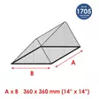 LUUKUNPÄÄLLINEN HYTTYSVERKKO S - Venevarusteet - M9512066301 - 5