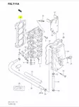 Sylinterikannen Tiiviste/Gasket Cylinder Head Suzuki DF60 DF70 - Suzuki osat perämoottorille - 42791 - 2