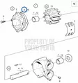 TIIVISTE/Gasket Volvo Penta Sea Water Pump - Sisäperämoottorin osat - 6801 - 3
