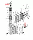 Tiiviste Termostaattikansi/Gasket Cover Yamaha - Yamaha muut - 13061 - 2