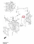 Venttiilikopan Tiiviste/Gasket Cylinder Suzuki DF9.9-DF20 - Suzuki osat perämoottorille - 50821 - 2