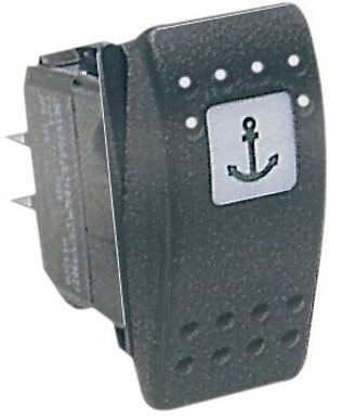 Carling ON-OFF toggle sw., red - Venesähkön asennustarvikkeet - D199291 - 1