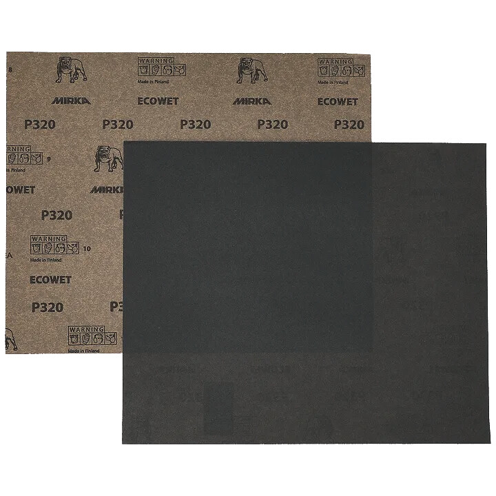 MIRKA ECOWET HIOMAPAPERI 230x280 MM P600 - Veneenhoitotuotteet ja maalit - M9519401231 - 1