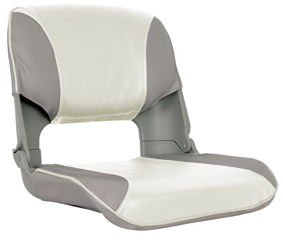 OS SKIPPER SEAT FOLDING UPHOLSTERED GREY/WHITE - Veneistuimet ja istuinten jalat - D241101 - 1
