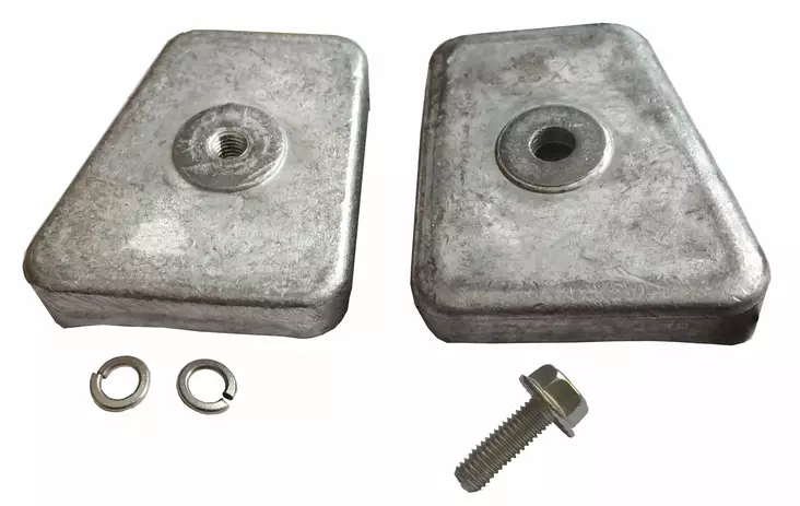 Perf metals anodi vaihteisto Johnson/Evinrude 20-35HP - Anodit perä- ja sisäperämoottoreille - D446721 - 1