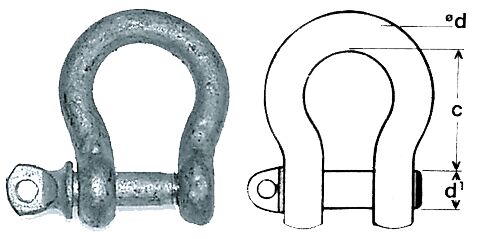 SAKKELI GALV. LYYRA-MALLI 6 MM - Lowrance vene-elektroniikka - M9513033021 - 1