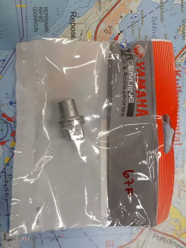 Anodi Yamaha F75-F350 lohkoon - Yamaha sinkkianodit - 25731 - 1