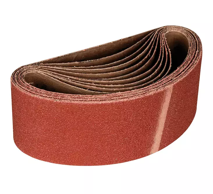 HIOMANAUHA PUNAINEN 75X533MM 3/PAK P120 - Veneenhoitotuotteet ja maalit - M9519401891 - 1