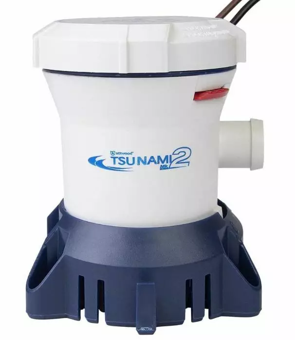 Pilssipumppu Attwood Tsunami MK2 800 manuaalinen 12V, 50l/min - Veneen tyhjennyspumput ja katkaisimet - 41031 - 1