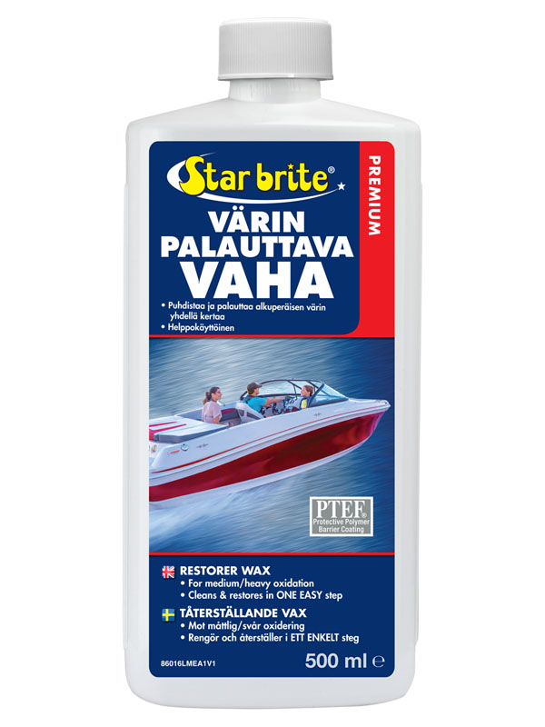 Star brite Värin palauttava vaha 500ml - Veneen puhdistus ja kiillotus - D503551 - 1
