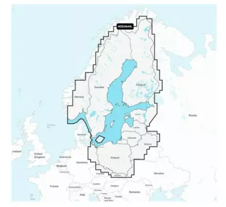 Garmin Navionics+ NSEU644L Itämeri + Suomen ja Ruotsin järvet - Veneilykartat - 38772 - 1
