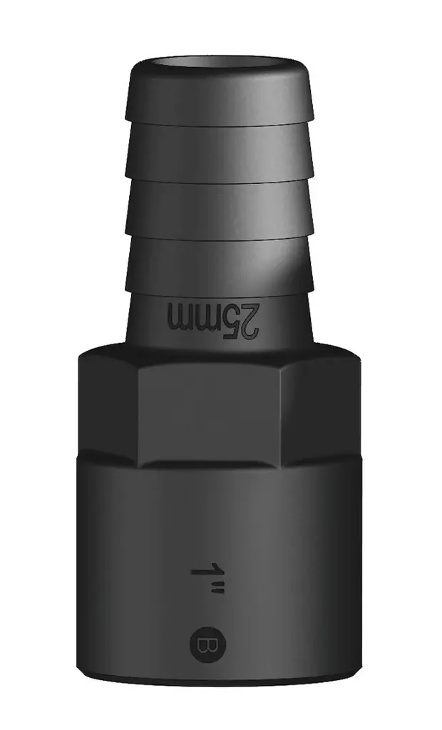 LETKULIITIN 25MM 1'' SISÄKIERRE - Läpiviennit, letkuliitos ja sulkuhanat - M9515030642 - 1