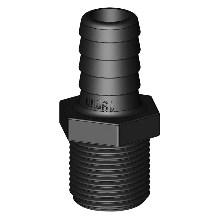 LETKULIITIN 3/4'' 19MM - Läpiviennit, letkuliitos ja sulkuhanat - M9515030422 - 1