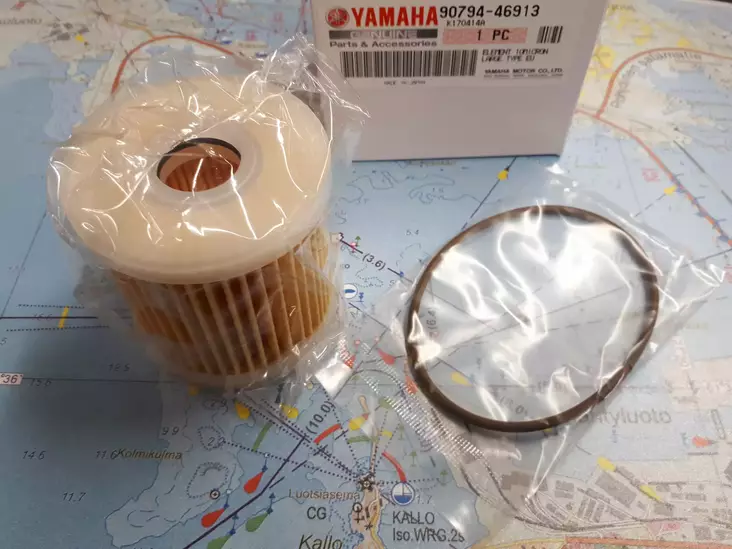 Polttoaineen VARASUODATIN 907 Yamaha 10Micron - Yamaha osat perämoottoreille - 33022 - 1