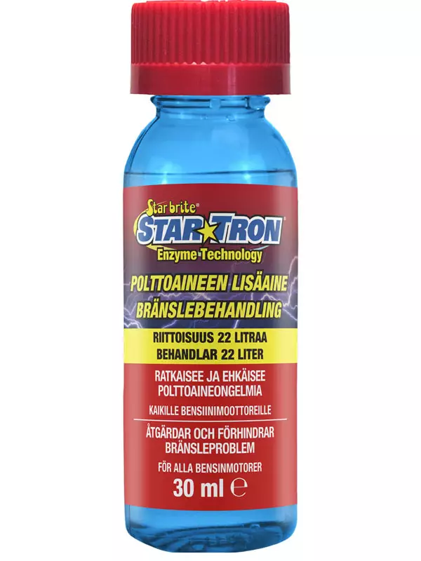 StarTron Bensiinin lisäaine 30ml, 22 litraan. - Perämoottorin Polttoainetarvikkeet - 38752 - 1